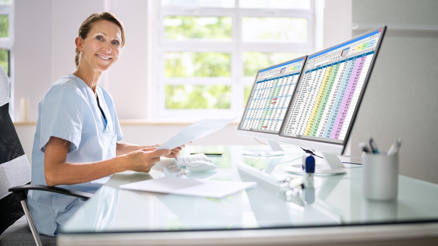 Healthcare professionals discussing RCM solutions